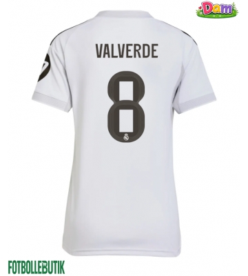 Real Madrid Federico Valverde #8 Hemmatröja Kvinnor 2025-26 Kortärmad